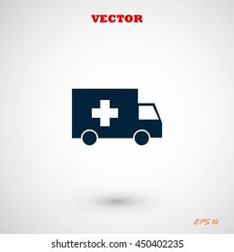 ambulance car icon