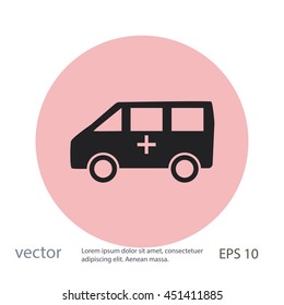 Ambulance car icon