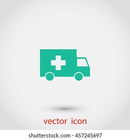 ambulance car icon