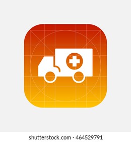 ambulance car icon