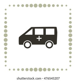Ambulance car icon