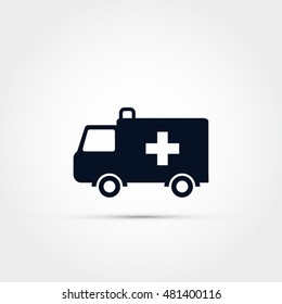 Ambulance car icon
