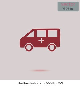 Ambulance car icon