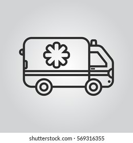 Ambulance car icon