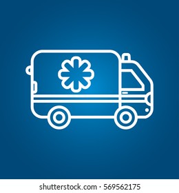 Ambulance car icon
