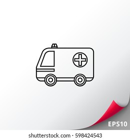 Ambulance Car Icon