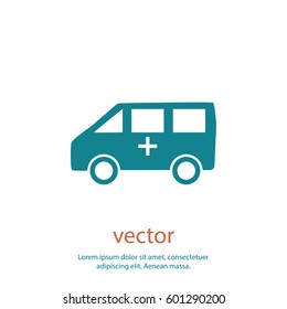 Ambulance car icon