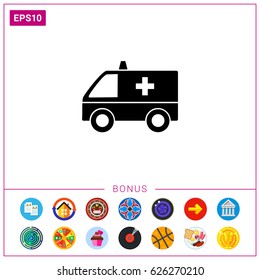 Ambulance Car Icon