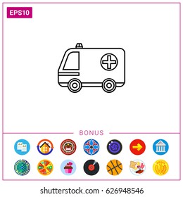 Ambulance Car Icon