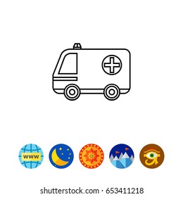 Ambulance Car Icon