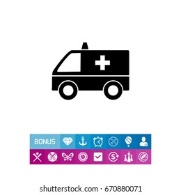 Ambulance Car Icon