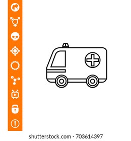 Ambulance Car Icon