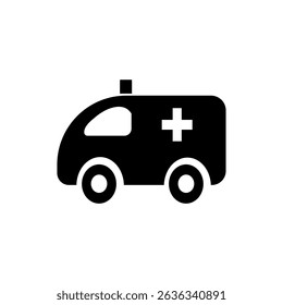 Ambulance car icon design vector art