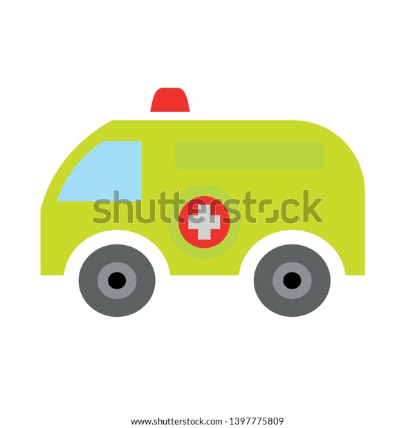 Ambulance car icon.\
Medical emergency transport sign. flat design ambulance car icon.\
Classic style.\
Vector