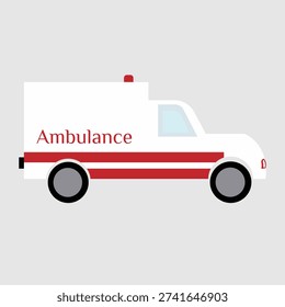 Ambulance Car Icon Vector, Free Ambulance Car Vector, Free Vector
