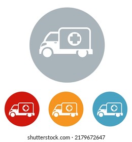 Symbol für Krankenwagen Vektorgrafik Logo Vorlage für jeden Zweck.
