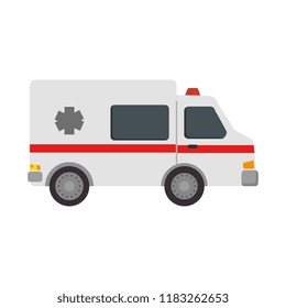 ambulance car isolated icon