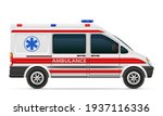 ambulance car medical vehicle vector illustration isolated on white background