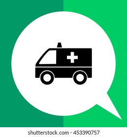 Ambulance Car Simple Icon