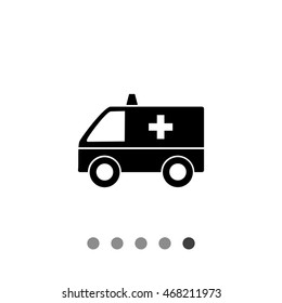 Ambulance Car Simple Icon