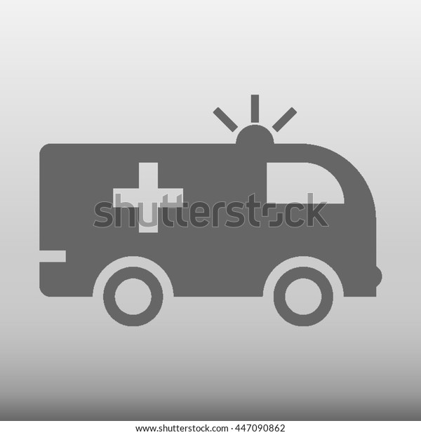 Ambulance Car Vector Icon\
Illustration