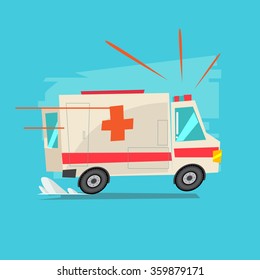 ambulance car - vector illustration