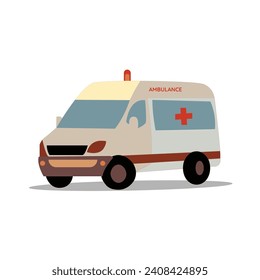 Ambulance car vector illustration emergency medical service