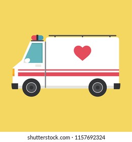 ambulance cartoon vector. wallpaper. background.