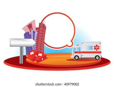 ambulance and city
