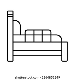 Ambulance cot Vector Icon easily modify

