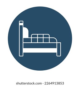 Ambulance cot Vector Icon easily modify

