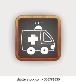 ambulance doodle drawing