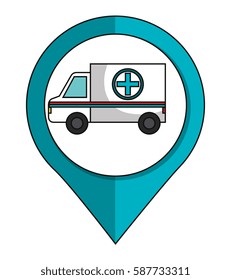 ambulance emergency car icon