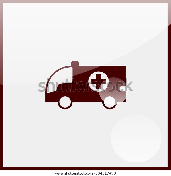 Ambulance emergency car
icon.