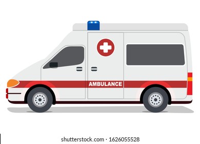 Ambulance Emergency Car vector isolate