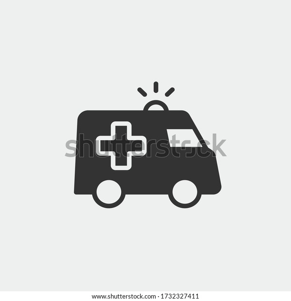 ambulance
emergency vector icon illustration
sign