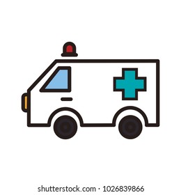 Ambulance emergency vehicle