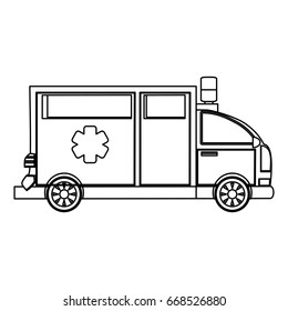 Ambulance emergency vehicle