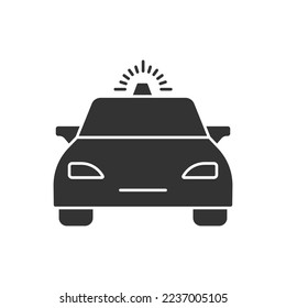 Ambulance füllte universelles Symbol ui ux Element Zeichen.
