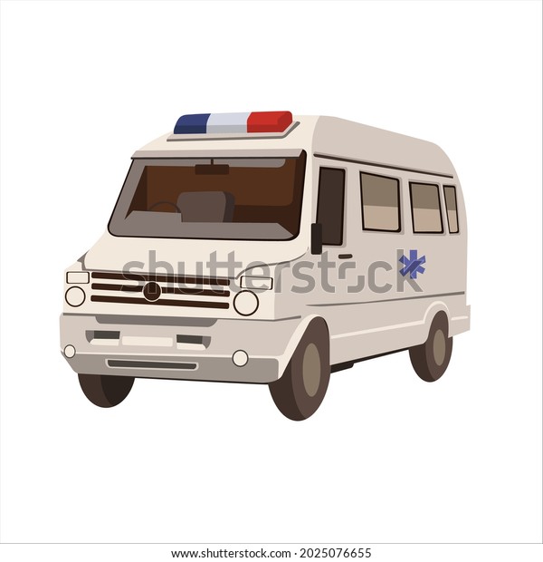 Ambulance Flat Color Clip art\
design