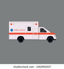 ambulance. flat graphics. mestor. medicine