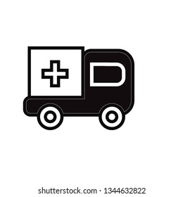 Ambulance Flat Icon 