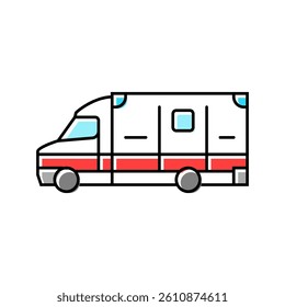ambulance fracture injury color icon vector. ambulance fracture injury sign. isolated symbol illustration