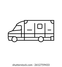 ambulance fracture injury line icon vector. ambulance fracture injury sign. isolated contour symbol black illustration