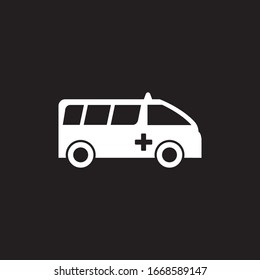 Ambulance graphic design template vector isolated