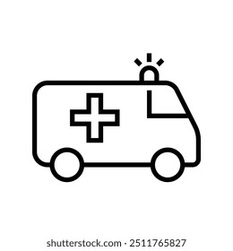Ambulance Healthcare Icons Set Hospital Symbol, Emergency, Saving People, Help