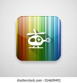 ambulance helicopter  icon