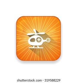 ambulance helicopter  icon