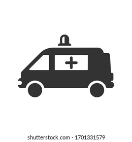 Ambulance, Hospital Icon, vector graphics