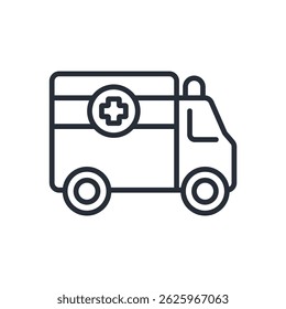 ambulance icon collection .design style with background